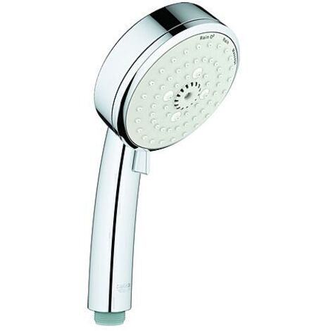 Douchette manuelle Grohe Tempesta C100 3 jets Ø 100 mm, chromé