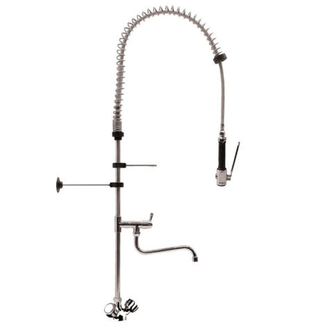 Douchette mélangeur monotrou standard avec col de cygne