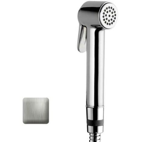Douchette mitigeur WC Ø34 nickel satiné Paloma - Bossini B00470094