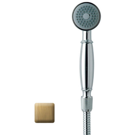 Douchette monojet Ø 55 RETRÒ-GOM bronze - Bossini B01510022