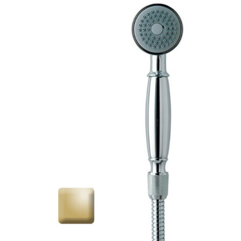 Douchette monojet Ø 55 RETRÒ-GOM or - Bossini B01510021