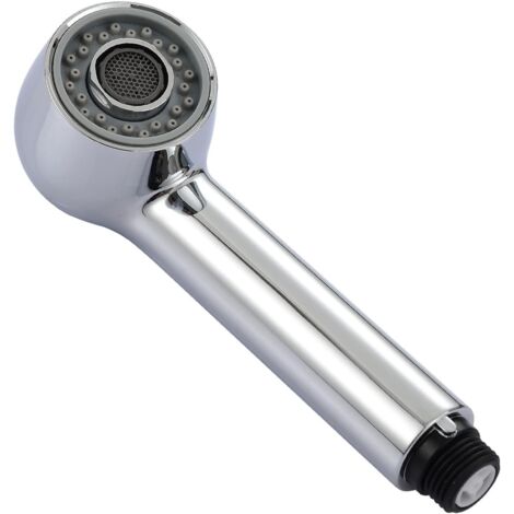 Douchette rétractable à poignée unique pour évier de cuisine, pommeau professionnel à 2 jets, compatible avec robinets de lavabo et douches universelles.