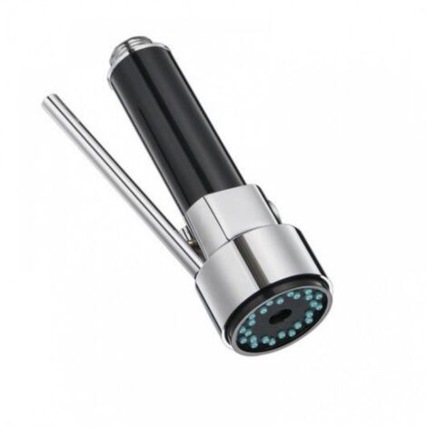 Douchette Rétractable Pour Robinet Cuisine - Raccord G 1/2 Pouces - Tête Amovible - Finition Chrome Poli - 1 Pièce