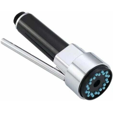 Douchette Robinet Cuisine Laiton Douchette Evier Cuisine Rétractable Mitigeur Douchette Remplacement pour Robinet Douchette Extensible, Chromé, G1/2,