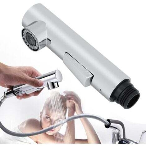 Douchette Robinet Cuisine, Tête de Pulvérisation Robinet Extractible, Tête de Douche Remplacement Douchette pour Mitigeur Cuisine, Salle de Bain, Lavabo