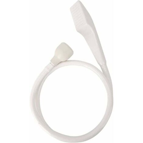 Douchette Robinet pour Mélangeur Plastique, Douchette Tuyau Lavabo Universelle Adaptable sur Robinet, Douchette Coiffure à domicile, Bain Bébé, Animal, WC (1.5M)
