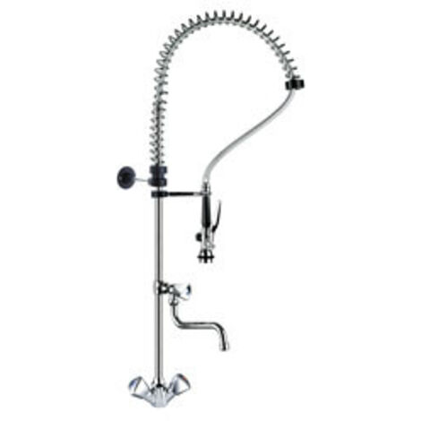 Douchette Vaisselle Sur Mélangeur Monotrou Avec Bec Pivotant, Raccord 1/2" - Mastro