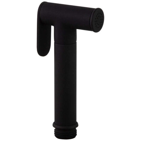 Douchette WC à main pour hygiène intime, noir mat en laiton - 9552NM