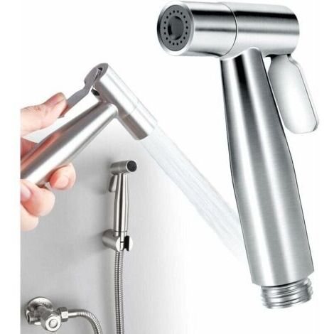 Douchette WC, Douchette-Toilette WC, Aspersor portátil para bañera de inodoro, Kit de aspersor de bidé de acero inoxidable