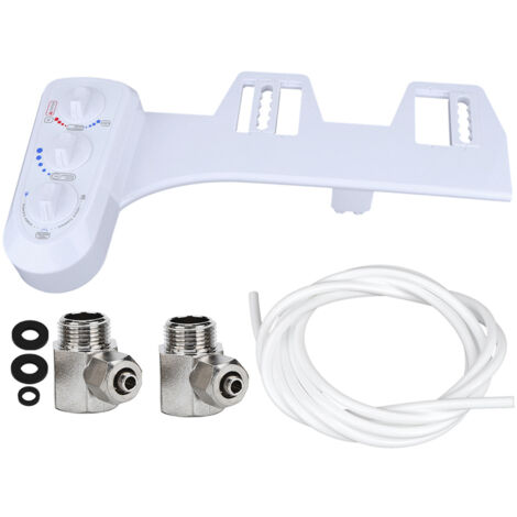 Douchette WC Intelligente Non-Électrique avec Double Buse, Eau Froide et Chaude, Filetage 1/2" (Asie, Australie, Royaume-Uni)