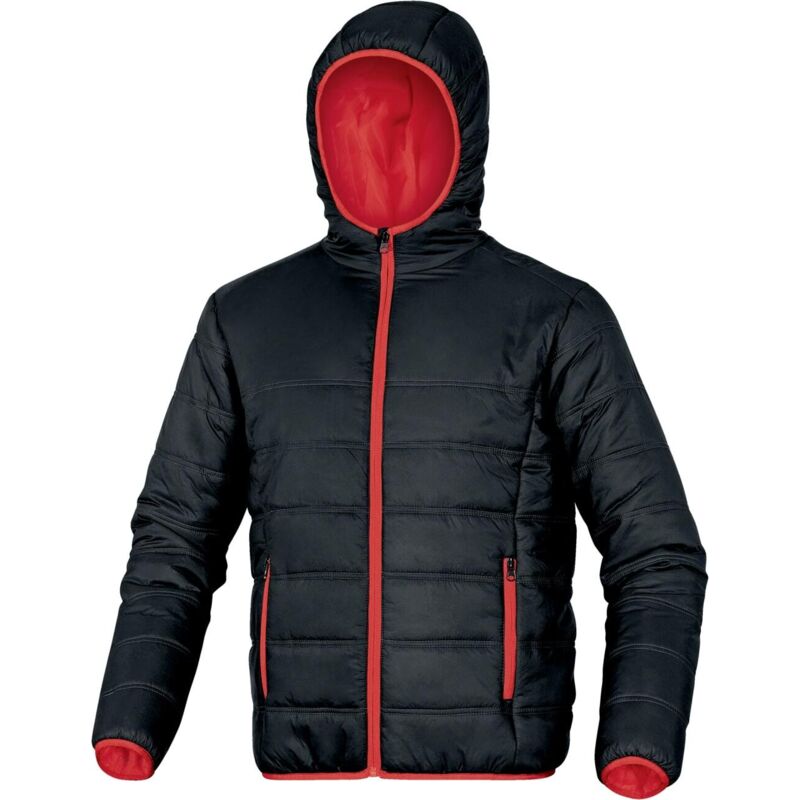 Blouson DOON noir/rouge taille XL polyamide matelassé - DELTA PLUS - 0182402