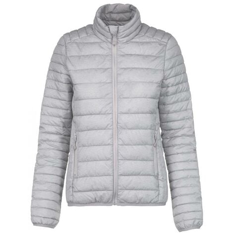 Doudoune légère FEMME KARIBAN Gris Clair XS