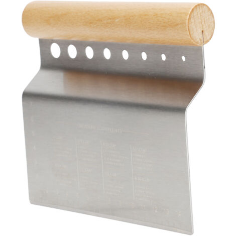 Dough Scraper Multifunctional Kitchen Tool Baking Tool with Handle for Dough and Pizza