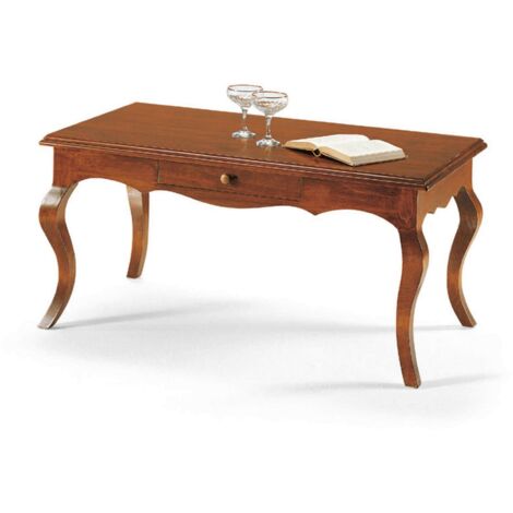 DOUGLAS - tavolino in legno massello cm 100 X 50 X 45