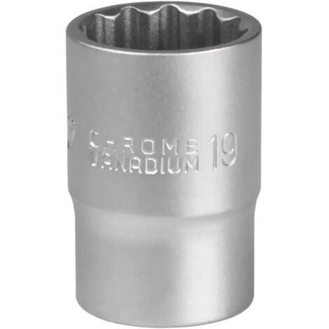 Douille 1/2" 12 pans 19 mm