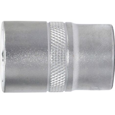 Douille 1/2'', 6 pans, Cote s/plats : 12 mm, Long. 40,0 mm