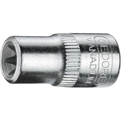 Douille 1/4'' pour vis mâle TORX®, Dimensions : E 5, Long. 25 mm