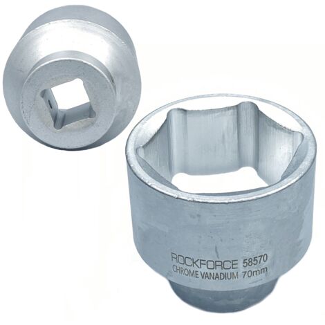 DOUILLE 1"" 70 mm Cr-V à 6 pans