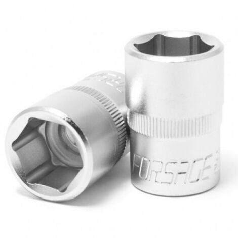 Douille 12 mm 1/2"" 6 pans courte Cr-V
