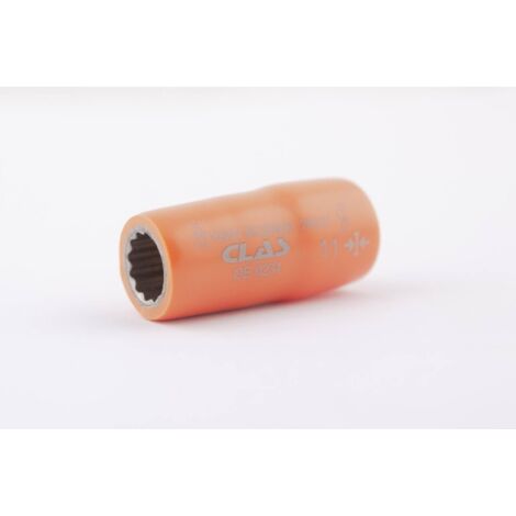 Douille 12 pans isolée 11mm 3/8'' 1000V VDE IEC 60900 CrV - OE 0234 - CLAS Equipements