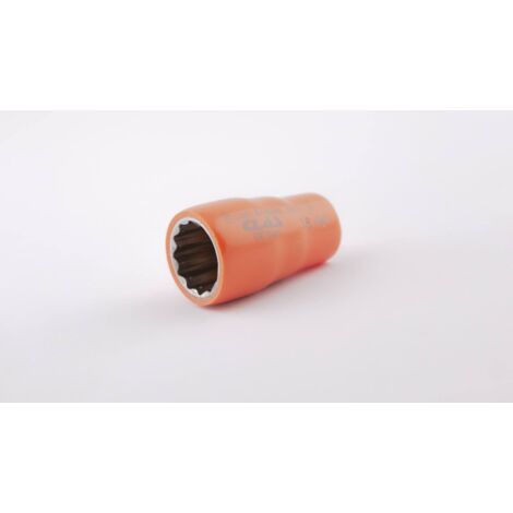 Douille 12 pans isolée 18mm 3/8'' 1000V VDE IEC 60900 CrV - OE 0241 - CLAS Equipements