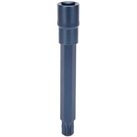 Douille 12 pans S2 en acier allié pour visseuse électrique, outil de quincaillerie bleui 1/2X150XM14