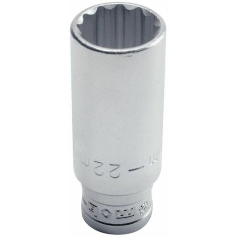 Douille 12 pans série longue 1/2" Ø18mm MOB