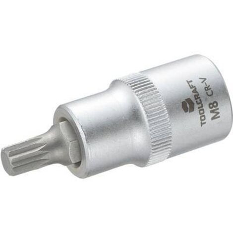 DOUILLE 12,5 MM (1/2'') AVEC EMBOUT XZN TOOLCRAFT 816087 1/2'' (12.5 MM) EMBOUT XZN M8 LONGUEUR 55 MM