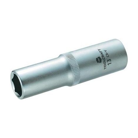 DOUILLE 12,5 MM (1/2'') TOOLCRAFT 816176 1/2'' (12.5 MM) 13 MM 13 MM LONGUEUR 77 MM