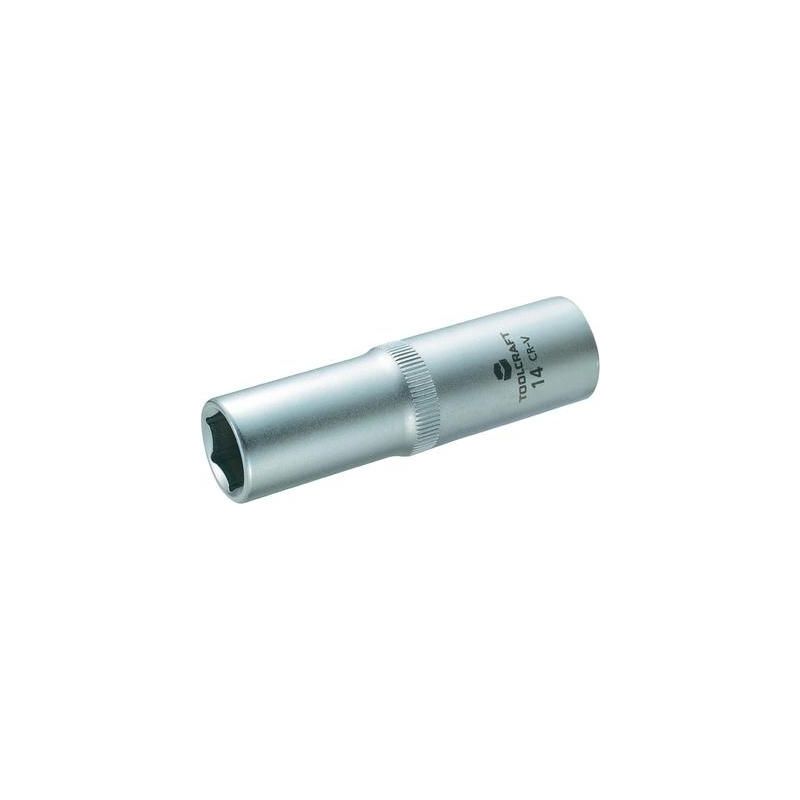 Douille 12,5 mm (1/2'') Toolcraft 816177 1/2'' (12.5 mm) 14 mm 14 mm longueur 77 mm