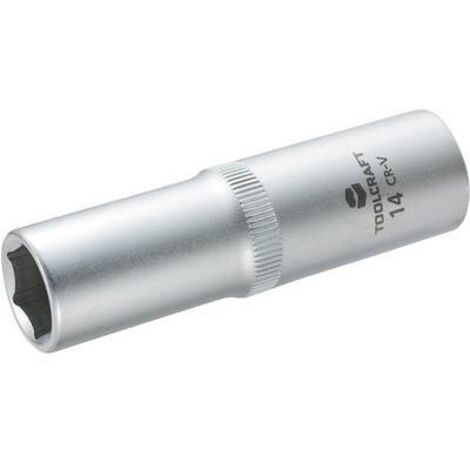 DOUILLE 12,5 MM (1/2'') TOOLCRAFT 816177 1/2'' (12.5 MM) 14 MM 14 MM LONGUEUR 77 MM