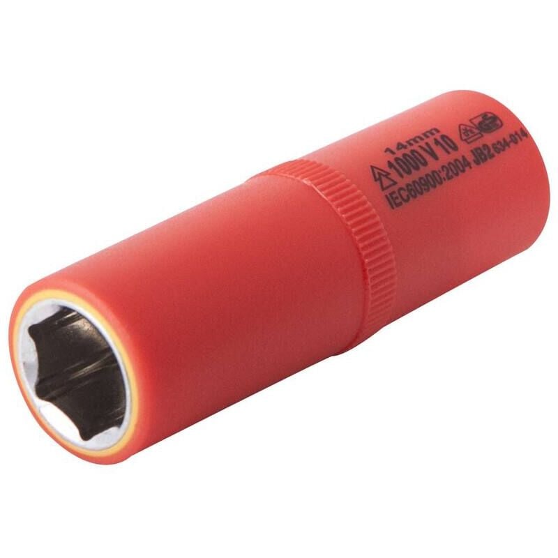 Douille 13mm L.72mm 3/8' isolée 1000V iec 60900 en CrV - oe 0731 Clas Equipements