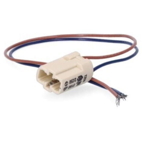 Douille 250V Base G-9 10cm avec Câble