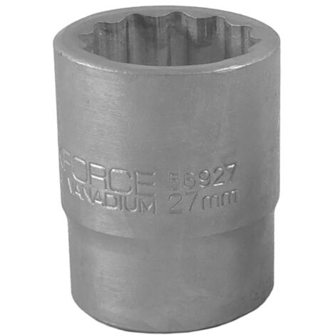 DOUILLE 3/4"" 27 mm 12 pans Cr-V