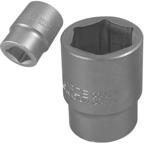 DOUILLE 3/4"" 30 mm 6 pans Cr-V