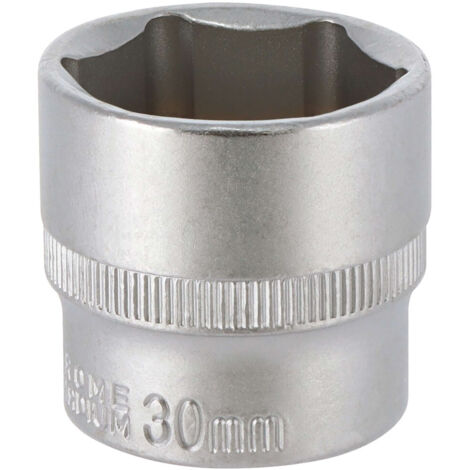 Douille 30 mm - Acier au chrome vanadium - 6 pans carré 1/2 - 12,7 mm - AUTOBEST