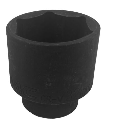 Douille 32 mm 1/2"" 6 pans courte Cr-V