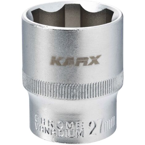 Douille 6 pans 1/2” Cr-V 9 mm