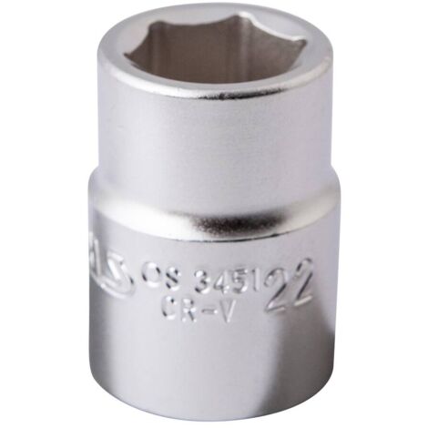 Douille 6 pans 22mm 3/4" CrV - OS 3451 - CLAS Equipements