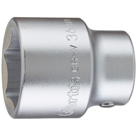 Douille 6 pans 3/4" 36x mm FORTIS 1 PCS