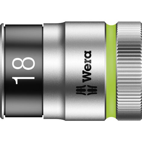 Douille 6 pans extérieurs 18 mm Longueur: 37 mm Wera 05003738001 Propulseur: 1/2" (12.5 mm) 1 pc(s) W566961