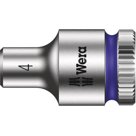 Douille 6 pans extérieurs 4 mm Longueur: 23 mm Wera 05003501001 Entraînement: carré creux 1/4" (6.3 mm) 1 pc(s) C98055