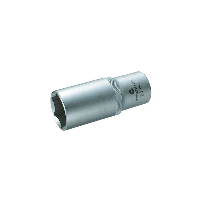 Douille 12,5 mm (1/2'') Toolcraft 816187 1/2'' (12.5 mm) 24 mm 24 mm longueur 77 mm