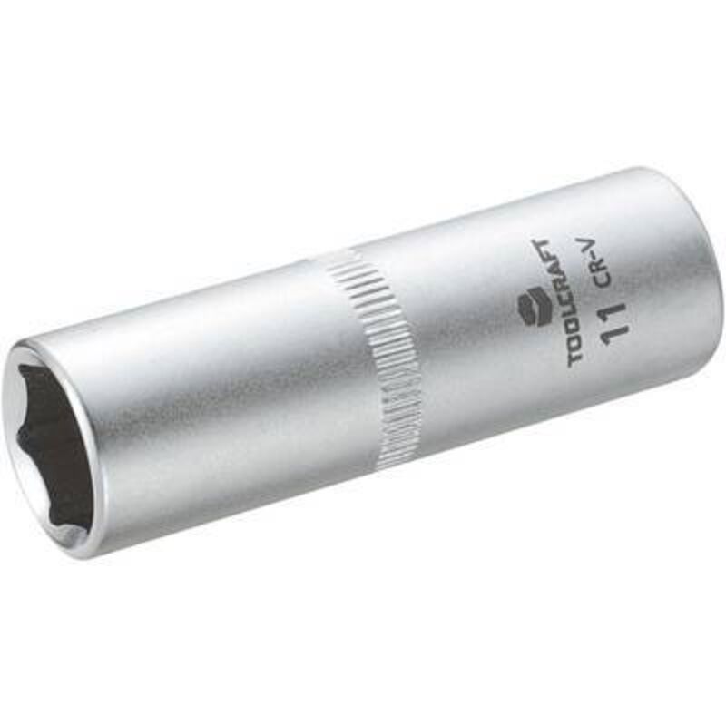 Douille 6,3 mm (1/4'') Toolcraft 816100 1/4'' (6.3 mm) 11 mm 11 mm longueur 50 mm
