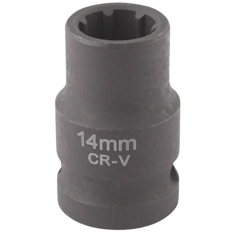 Douille 7 pans 14mm 1/2' CrV pour étrier de frein - om 0191 Clas Equipements