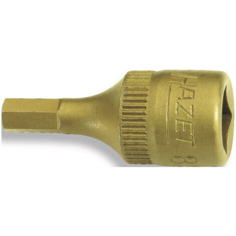 Douille 8501 1/4 pouce Innen-hexagonal SW 7mm L.28mm HAZET