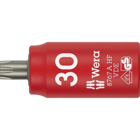 Douille 8767 A VDE HF 1/4 pouce TX 30 L.36mm WERA