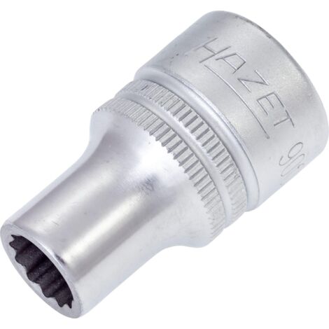 Douille 900AZ-3/8 ∙ Carré creux 1/2 pouce (12,5 mm) ∙ Profil Traction à 12 pans extérieurs ∙ Taille 3/8″