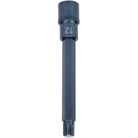 Douille à 12 pans en acier allié S2, outil pneumatique/électrique à clé rapide anti-rouille 140x12 mm
