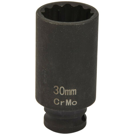 Douille à choc 30 mm - 12 pans 39 mm
